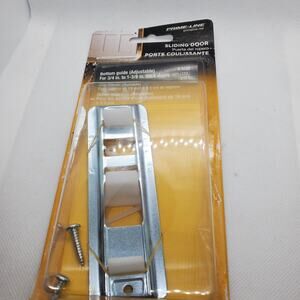 Prime Line Adjustable Closet Door Floor Guide Sliding Bypass Door Hardware 1 Pk